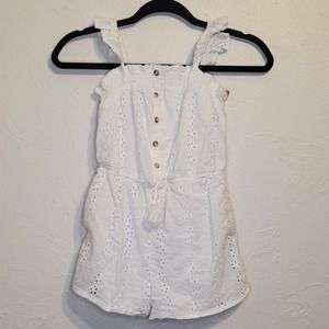 Japna Girls Ruffle Romper with Pockets NWOT